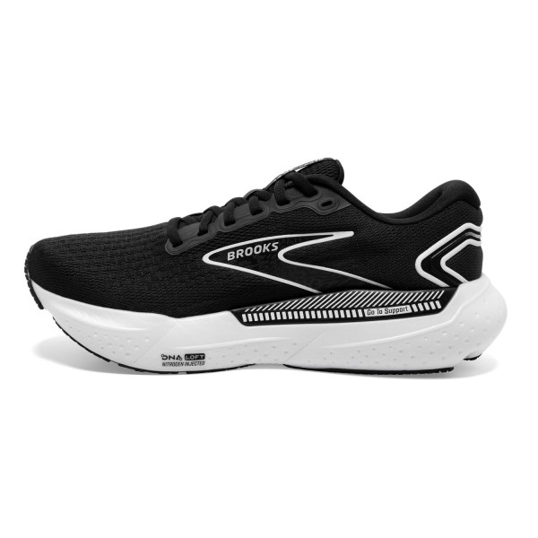 Brooks Glycerin GTS 21 - Mens Running Shoes - Black/Grey/White slider