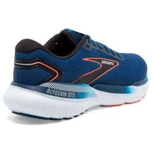 Brooks Glycerin GTS 21 - Mens Running Shoes - Blue Opal/Black/Nasturtium slider