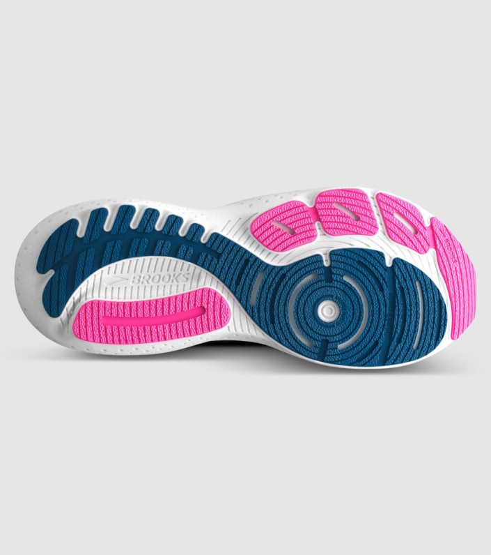 Brooks Glycerin Gts 21 Womens - MOROCCAN BLUE AQUA PINK slider