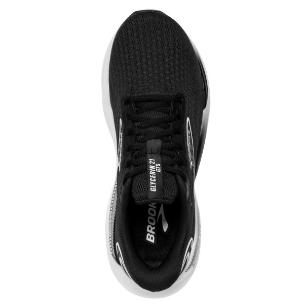 Brooks Glycerin GTS 21 - Womens Running Shoes - Black/Grey/White slider