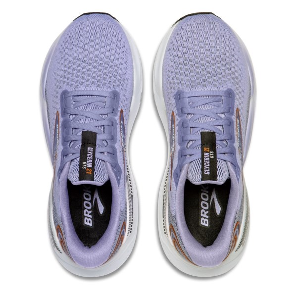 Brooks Glycerin GTS 21 - Womens Running Shoes - Lavender/Black/Copper slider