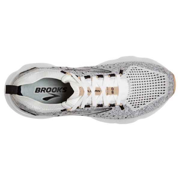 Brooks Glycerin StealthFit 20 - Womens Running Shoes - White/Black/Cream slider