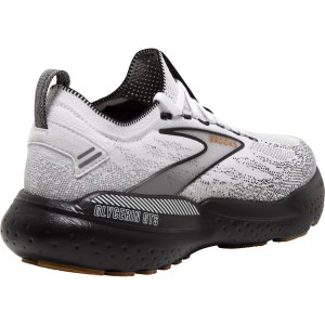 Brooks Glycerin Stealthfit GTS 21 - Mens Running Shoes - White/Grey/Black slider