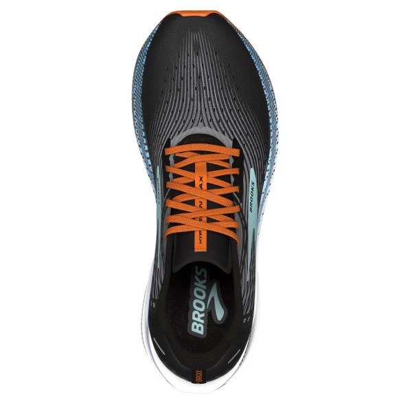 Brooks Hyperion Max - Mens Road Racing Shoes - Black/Grey/Orange Fish slider