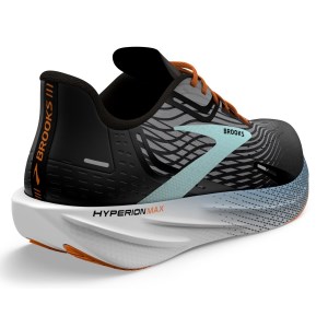 Brooks Hyperion Max - Mens Road Racing Shoes - Black/Grey/Orange Fish slider