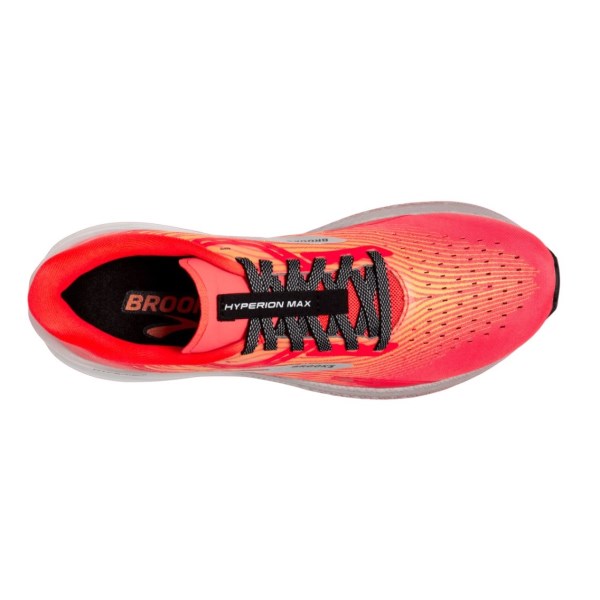 Brooks Hyperion Max - Womens Road Racing Shoes - Fiery Coral/Orange/Blue slider