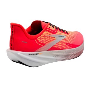 Brooks Hyperion Max - Womens Road Racing Shoes - Fiery Coral/Orange/Blue slider