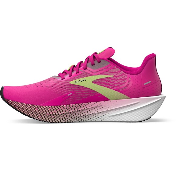 Brooks Hyperion Max - Womens Road Racing Shoes - Pink Glo/Green/Black slider