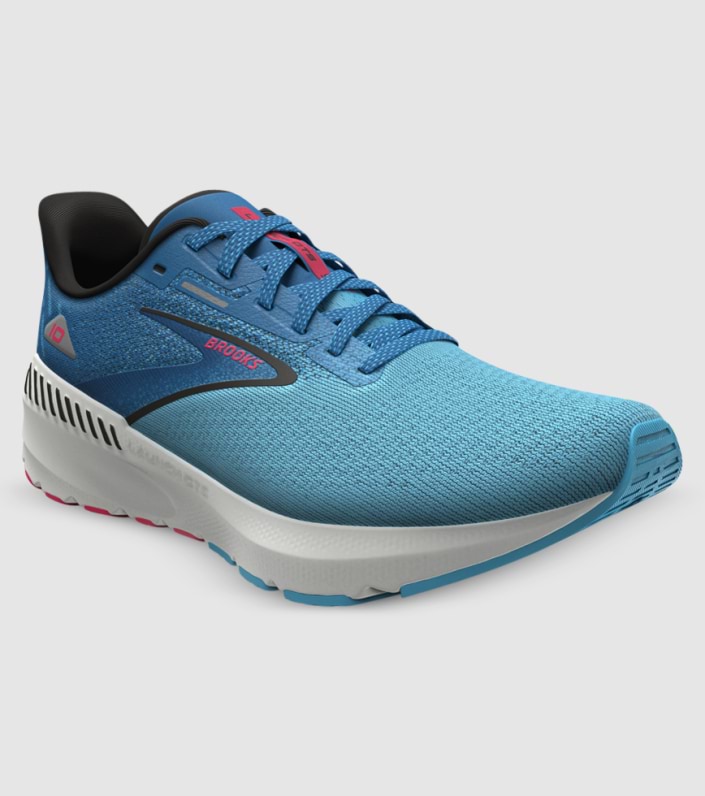 Brooks Launch Gts 10 Womens - CRYSTAL SEAS BLUE BLK slider