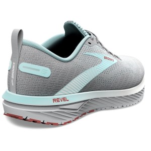 Brooks Revel 6 - Womens Running Shoes - Oyster Mushroom/Alloy/Blue slider