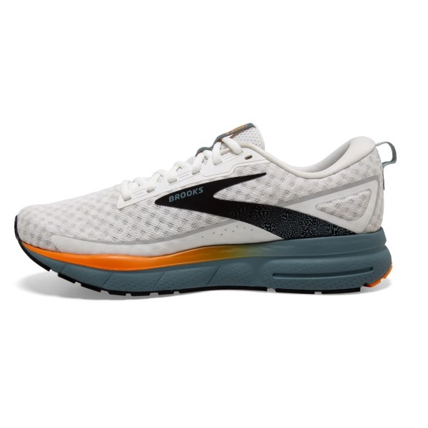 Brooks Trace 3 - Mens Running Shoes - White/Orange/Blue slider