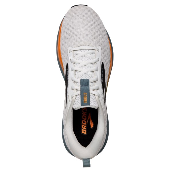 Brooks Trace 3 - Mens Running Shoes - White/Orange/Blue slider