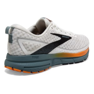 Brooks Trace 3 - Mens Running Shoes - White/Orange/Blue slider