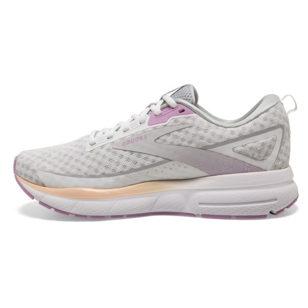 Brooks Trace 3 - Womens Running Shoes - White/Orchid/Apricot slider