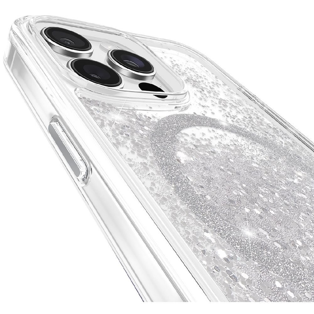 Case-Mate Waterfall MagSafe Case for iPhone 16 Pro Max Silver slider