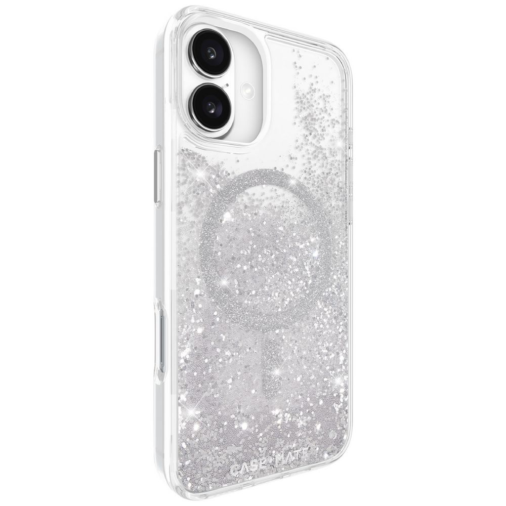 Case-Mate Waterfall MagSafe Case for iPhone 16 Pro Silver slider