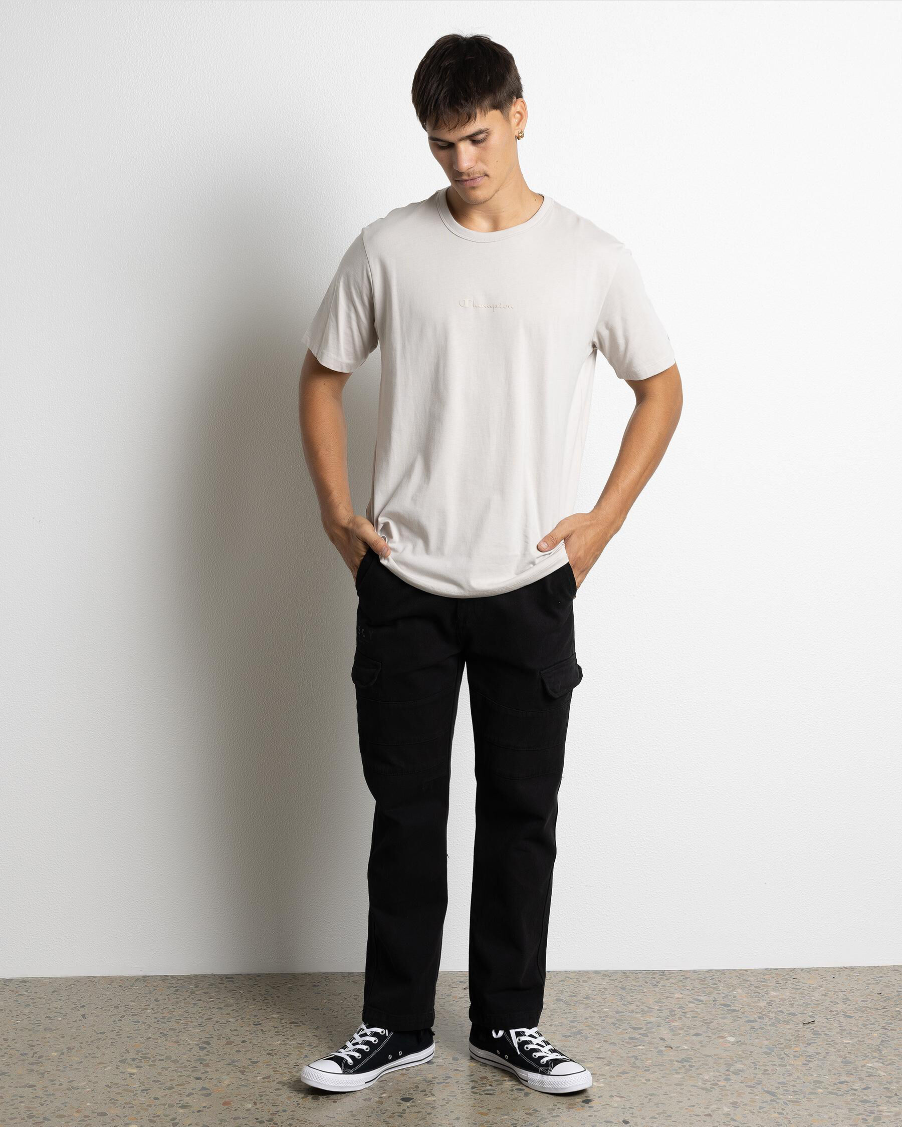 Champion Script Tonal T-Shirt - Autumn Beige slider