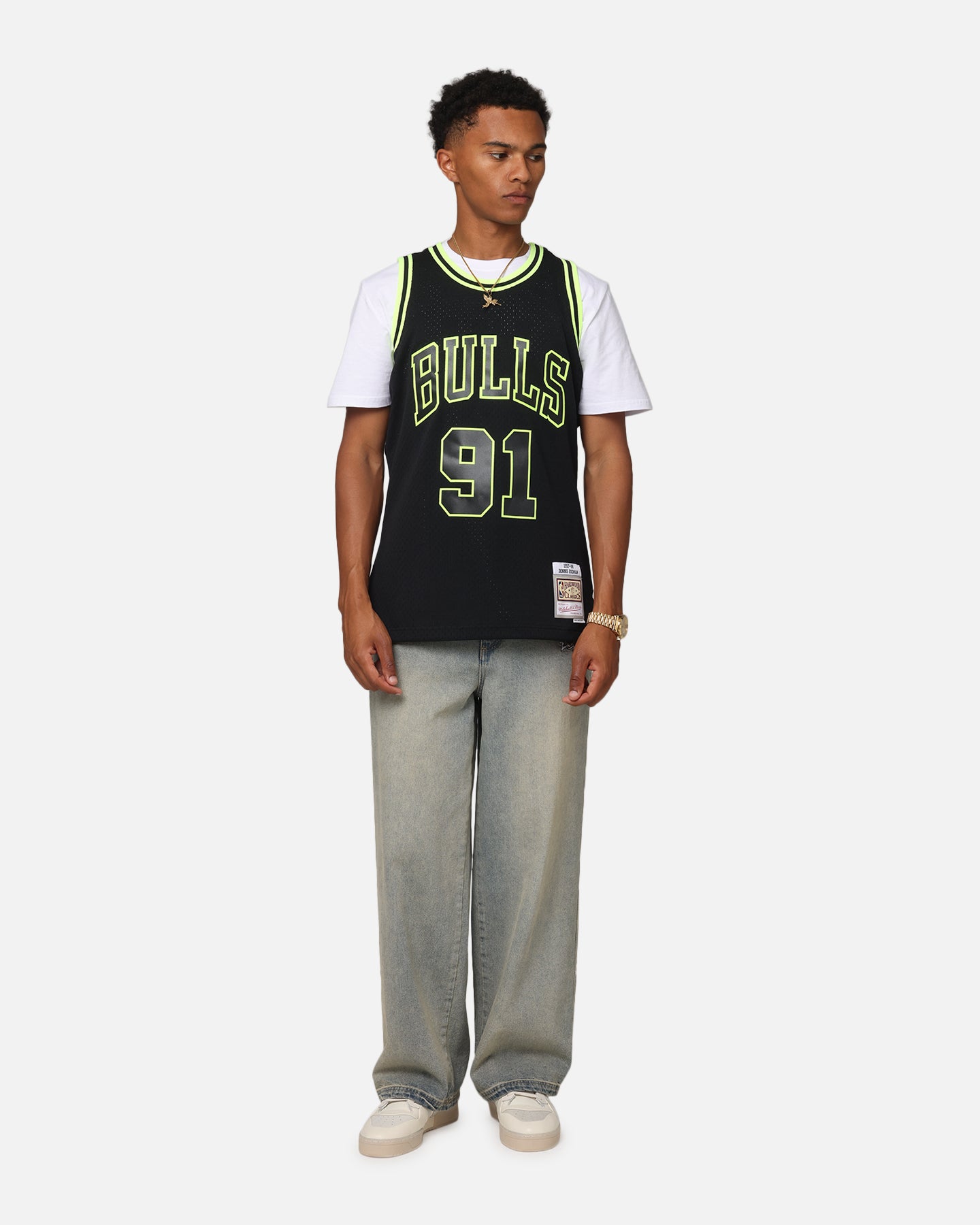 Chicago Bulls Dennis Rodman 1995 'Volt' 1995 Swing Jersey slider