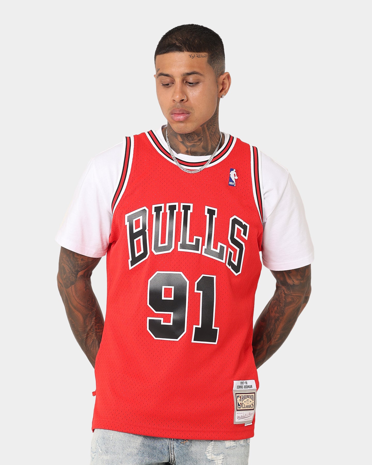 Chicago Bulls Dennis Rodman '97-'98 #91 Swingman Jersey slider