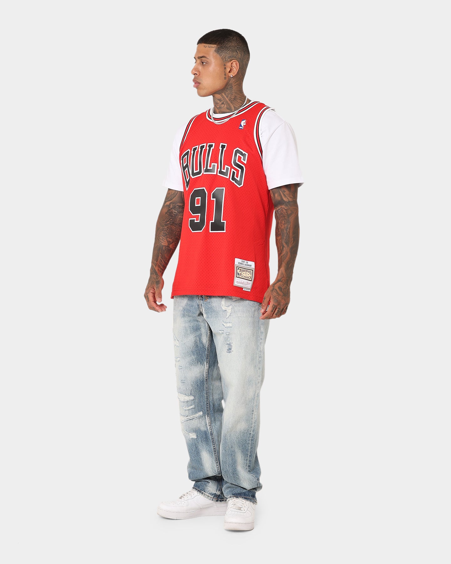 Chicago Bulls Dennis Rodman '97-'98 #91 Swingman Jersey slider