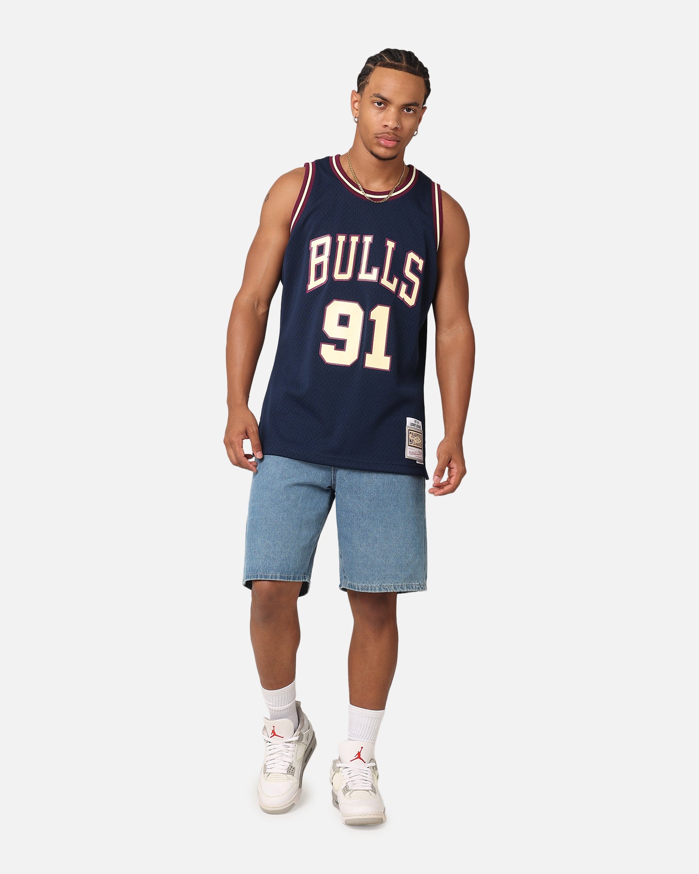 Chicago Bulls Dennis Rodman 'Acai' 1995 Swing Jersey slider