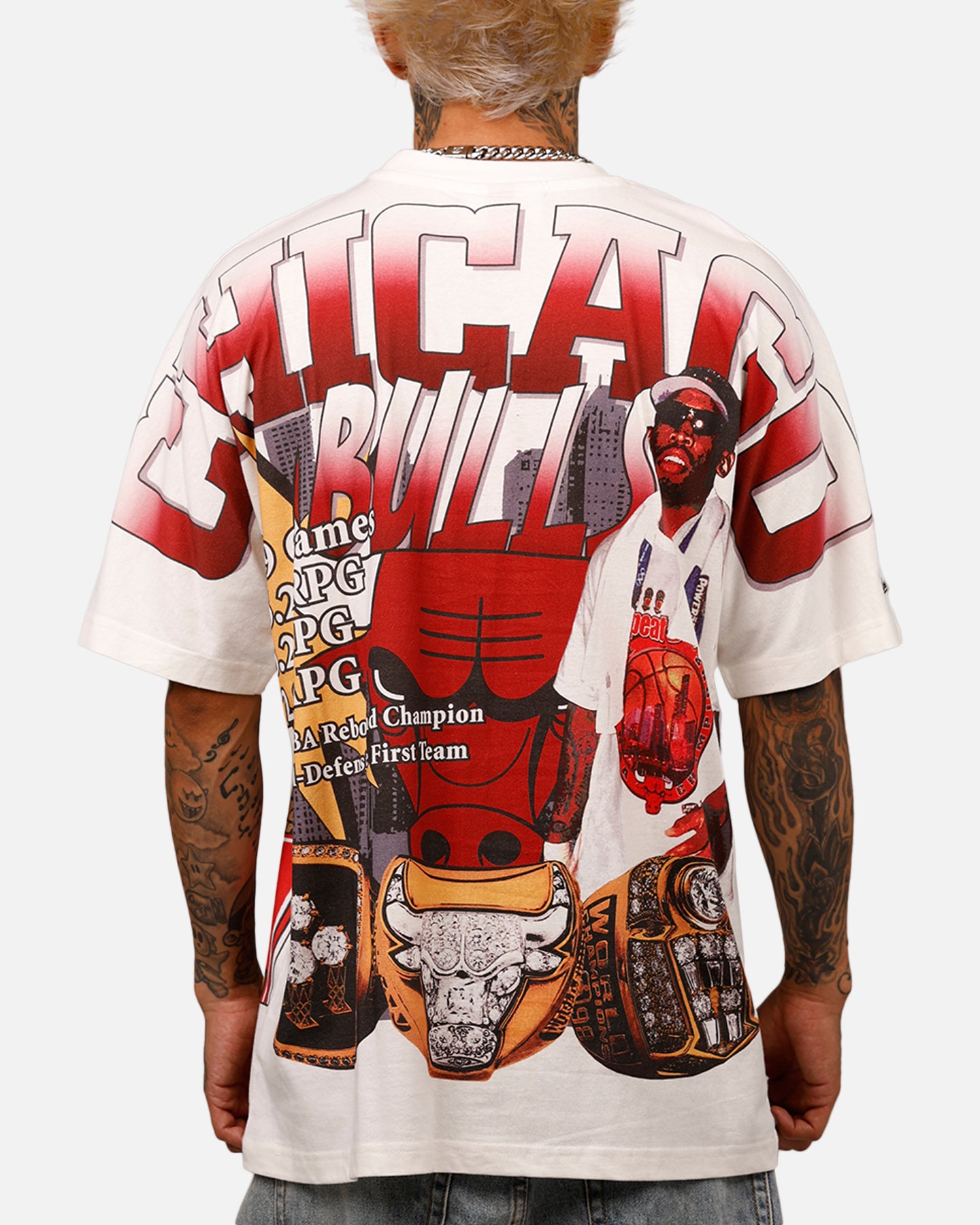 Chicago Bulls Dennis Rodman Rings T-Shirt slider