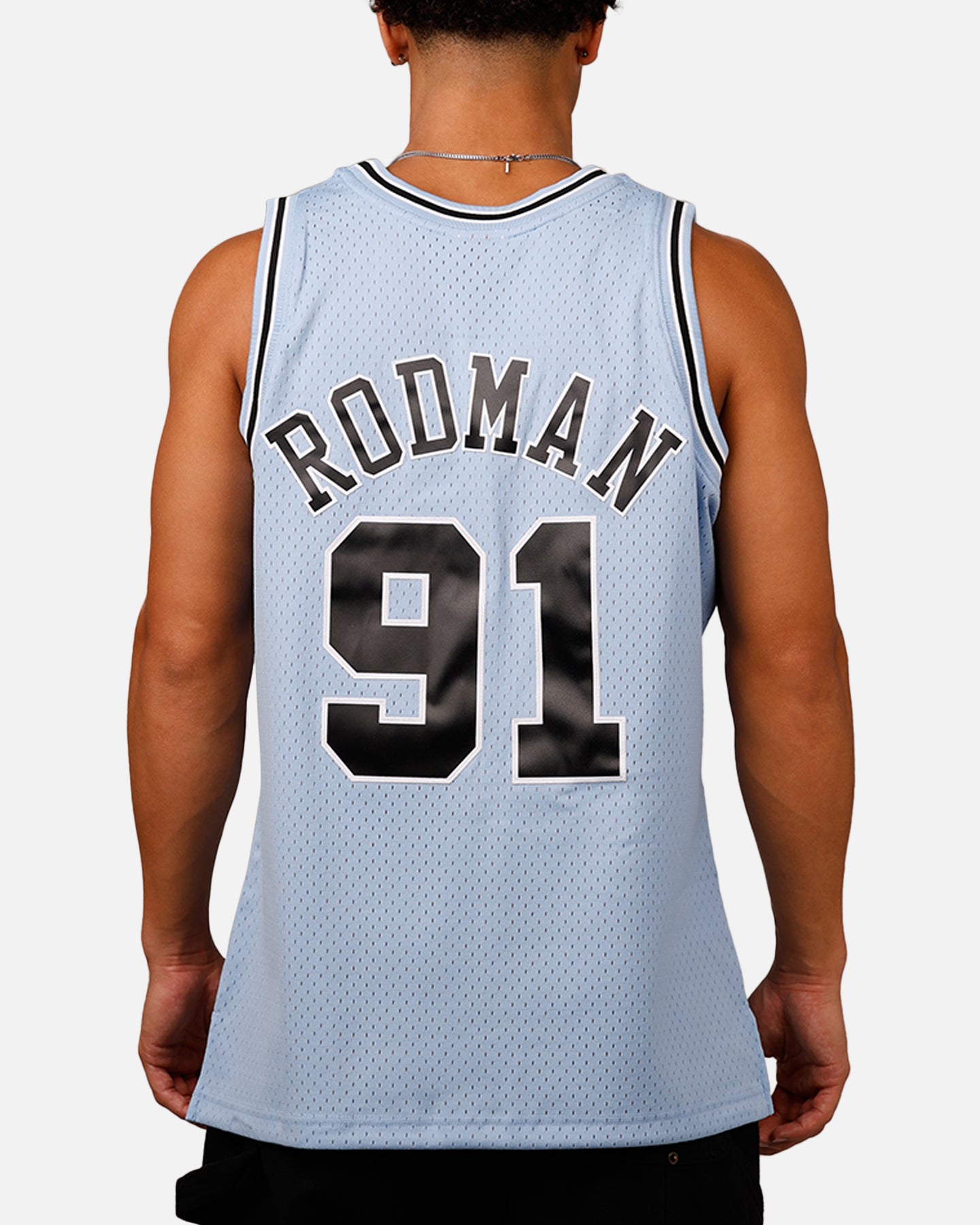 Chicago Bulls Dennis Rodman 'Vapor Blue' Jersey slider