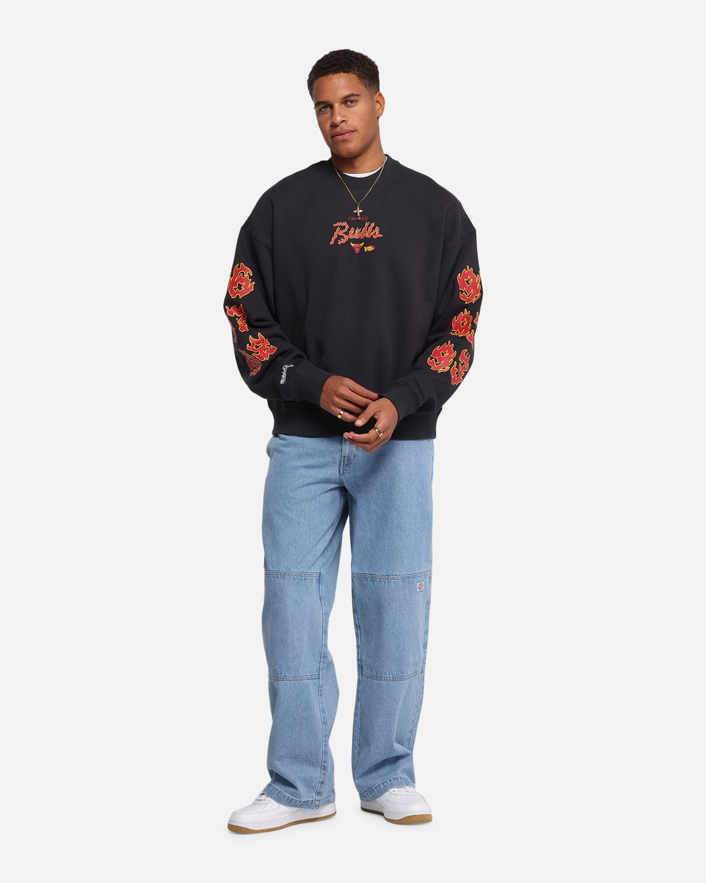 Chicago Bulls Up In Flames Crewneck slider