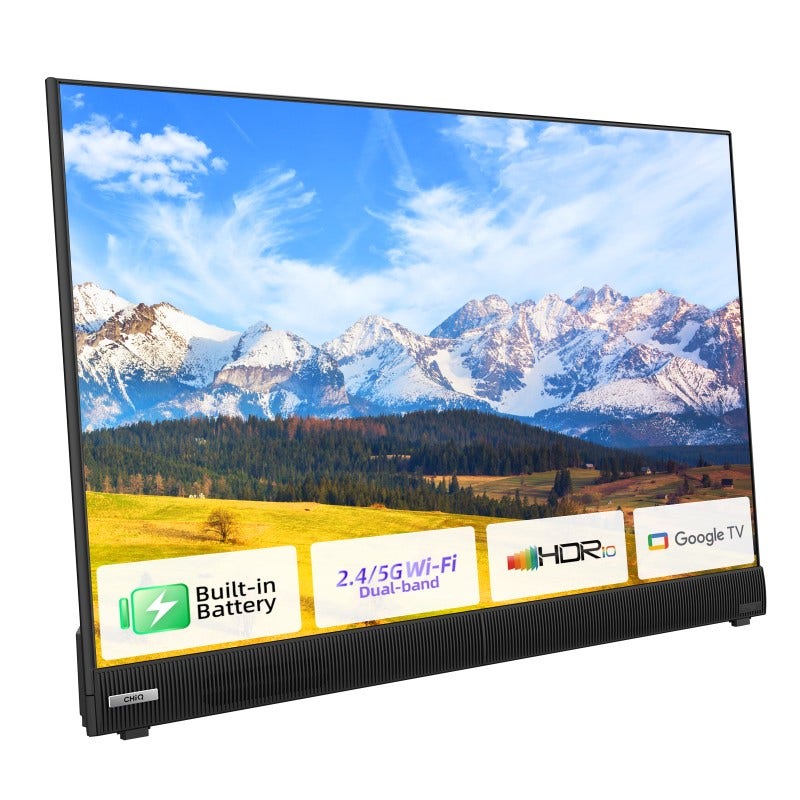 CHIQ 32 INCH PORTABLE SMART LED LCD TV slider