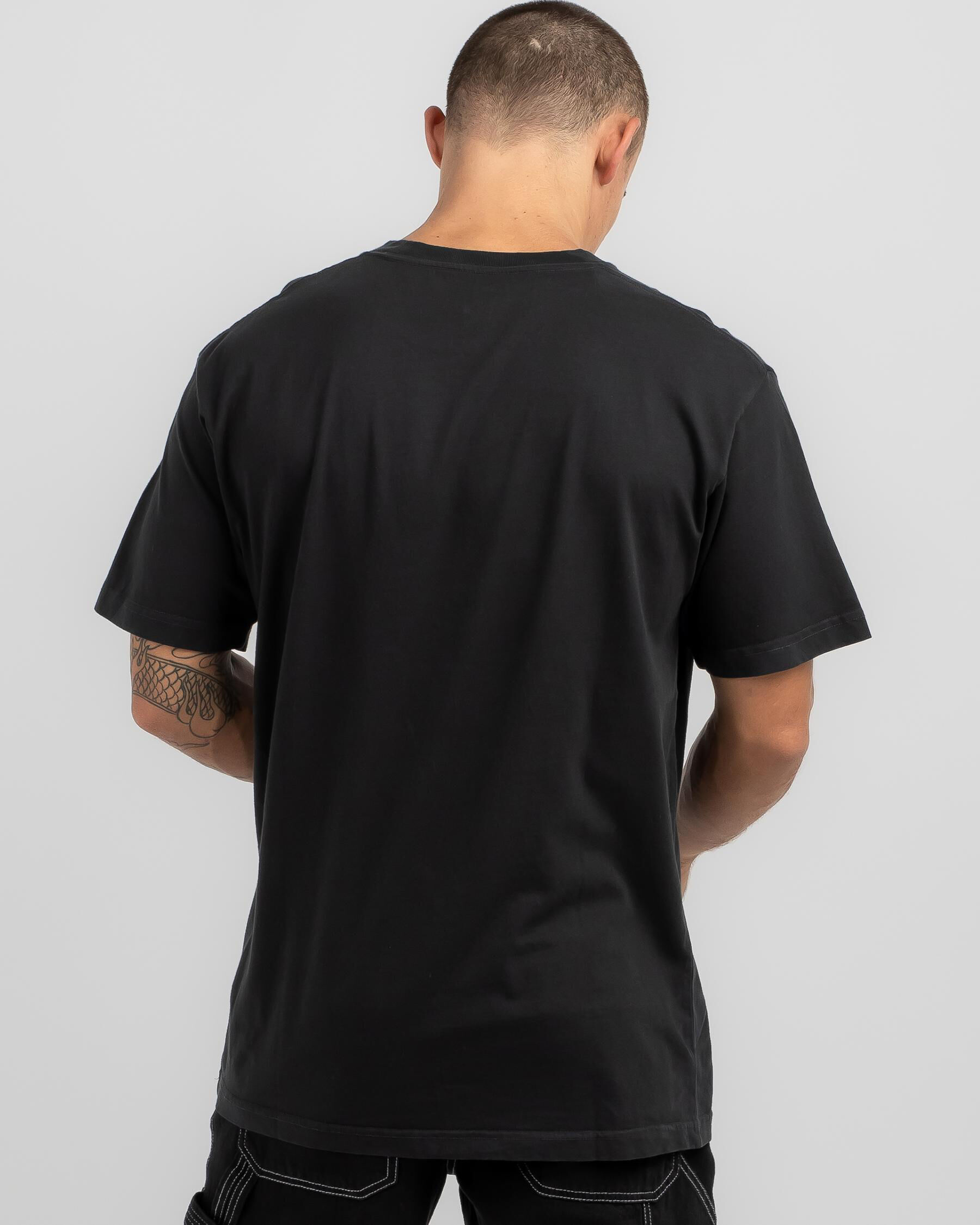 Chrome Star T-Shirt - Black Garment Dye slider