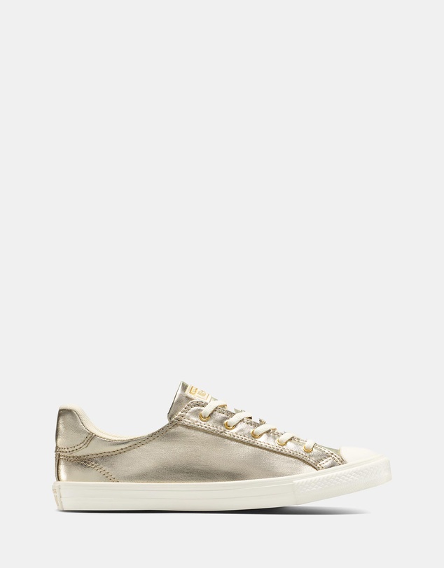 Chuck Taylor All Star Dainty Lucky Metallic - Gold & Egret