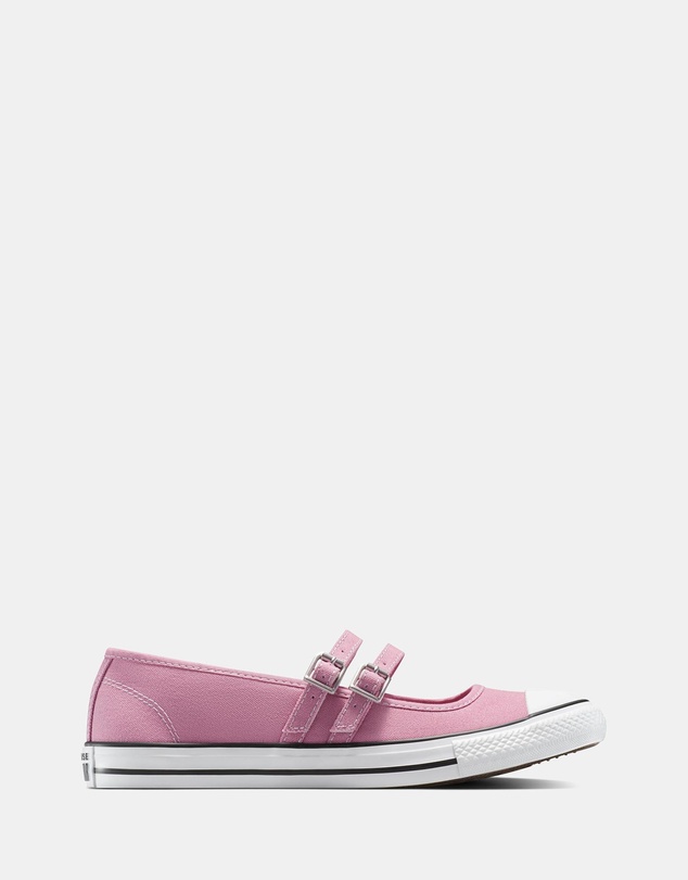 Chuck Taylor All Star Dainty Mary Janes - Women's - Cliffside Rose, White & Black