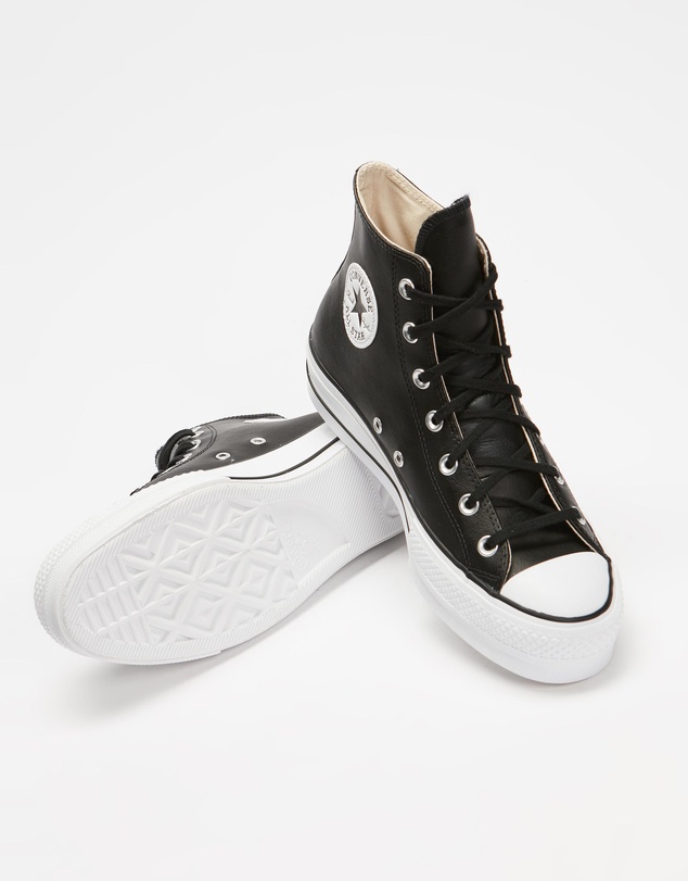 Chuck Taylor All Star Lift Clean Hi - ICONIC EXCLUSIVE - Black & White