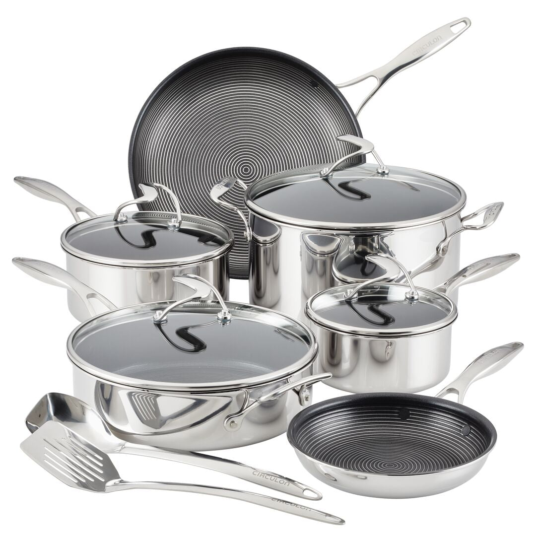 Circulon C-Series Hybrid 10 Piece Cookware Set With Utensils slider