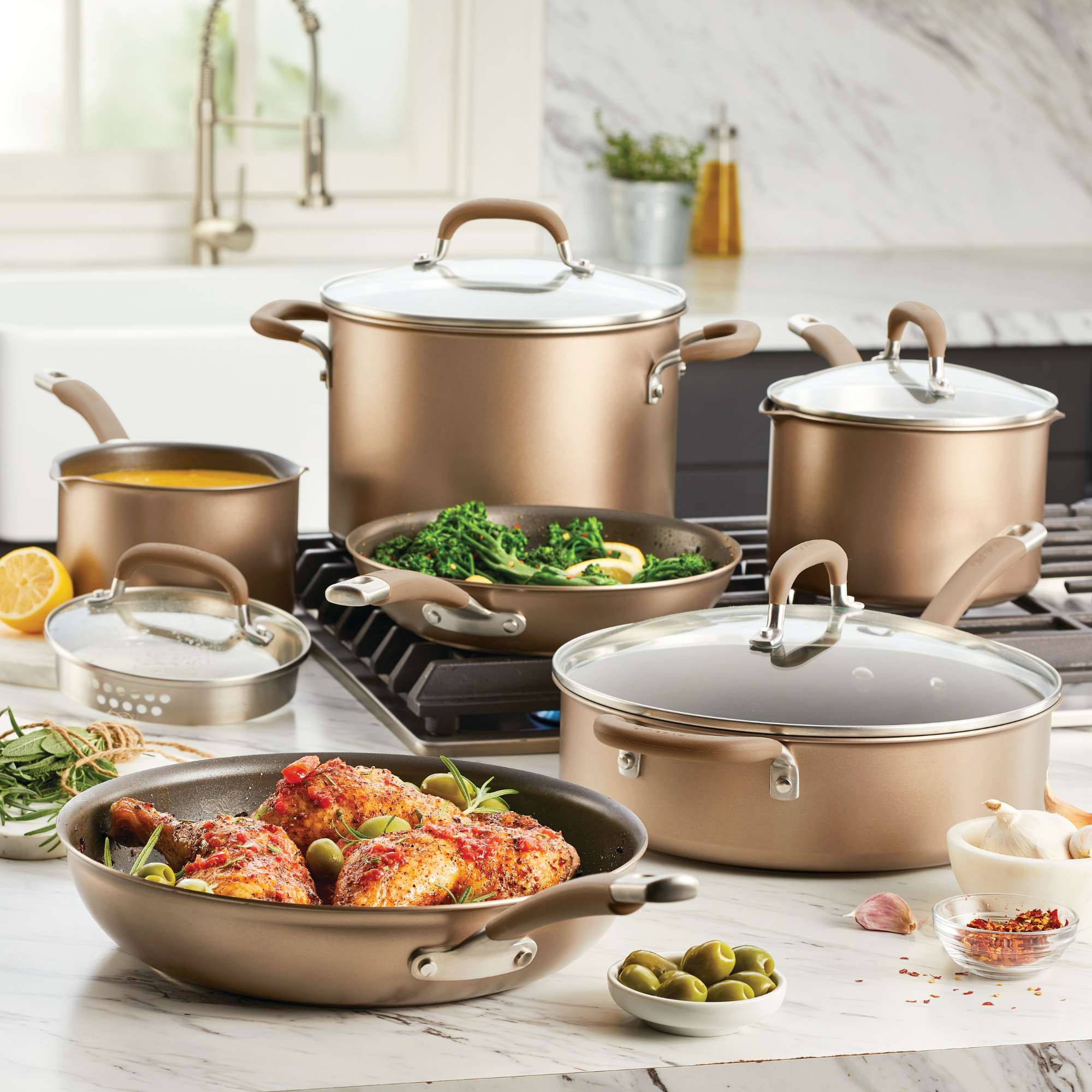 Circulon Premier Professional Nonstick Induction 10 Piece Cookware Set slider