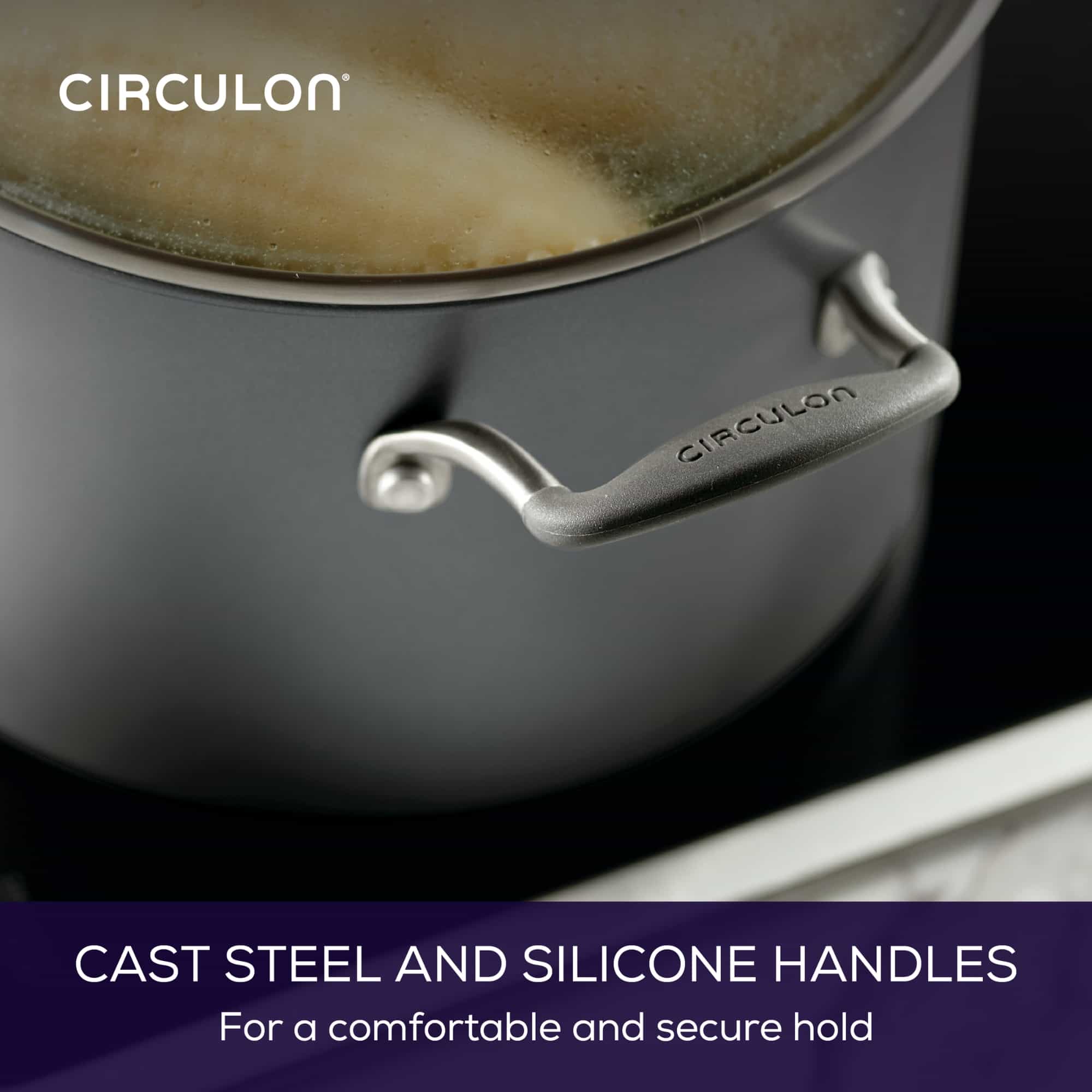 Circulon ScratchDefense A1 Nonstick Induction 8 Piece Cookware Set slider