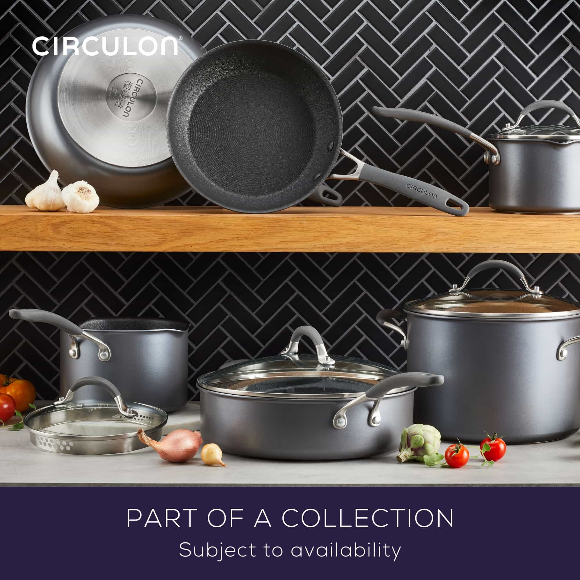 Circulon ScratchDefense A1 Nonstick Induction 8 Piece Cookware Set slider