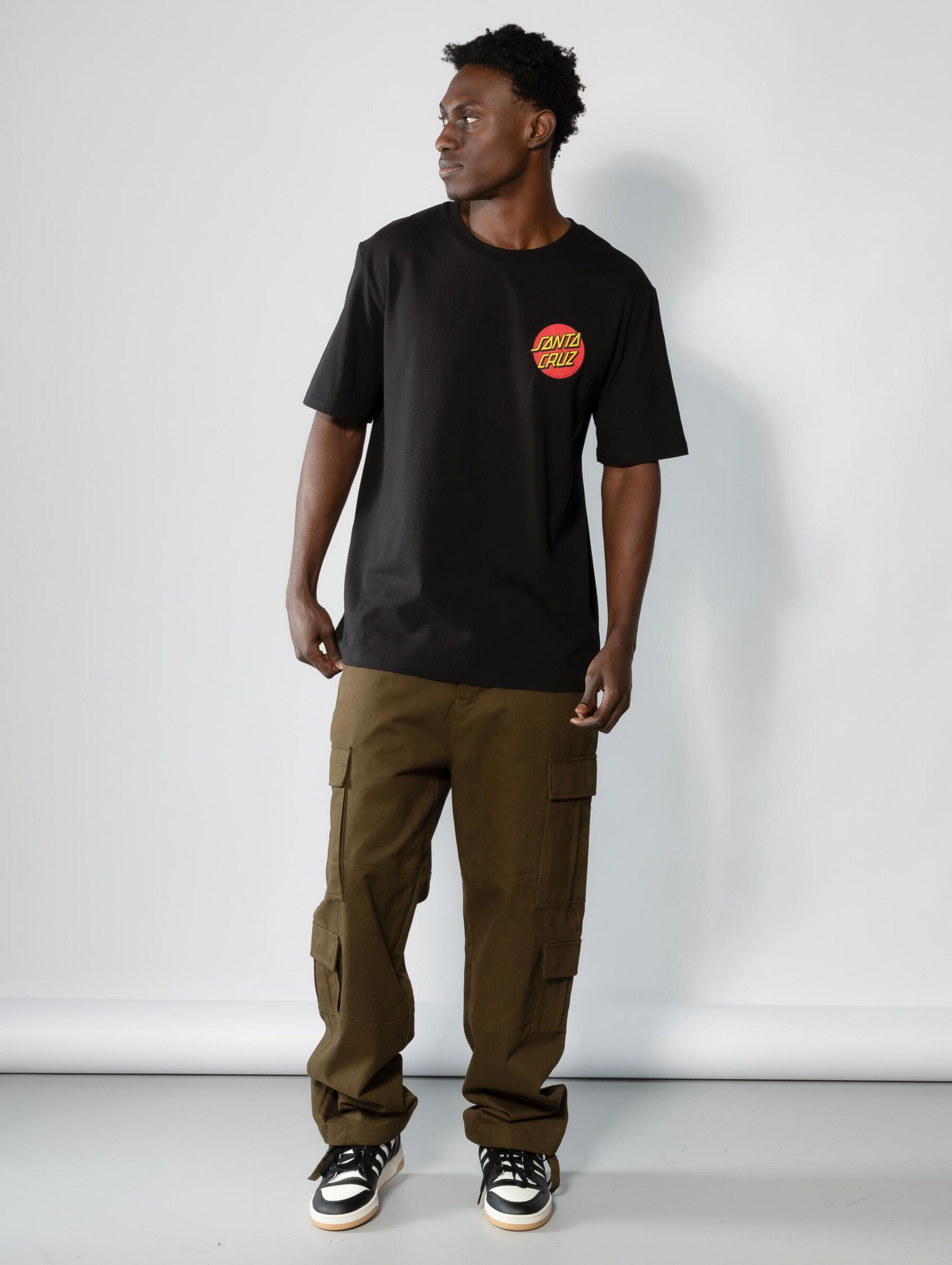 Classic Dot Chest T-Shirt - Black slider