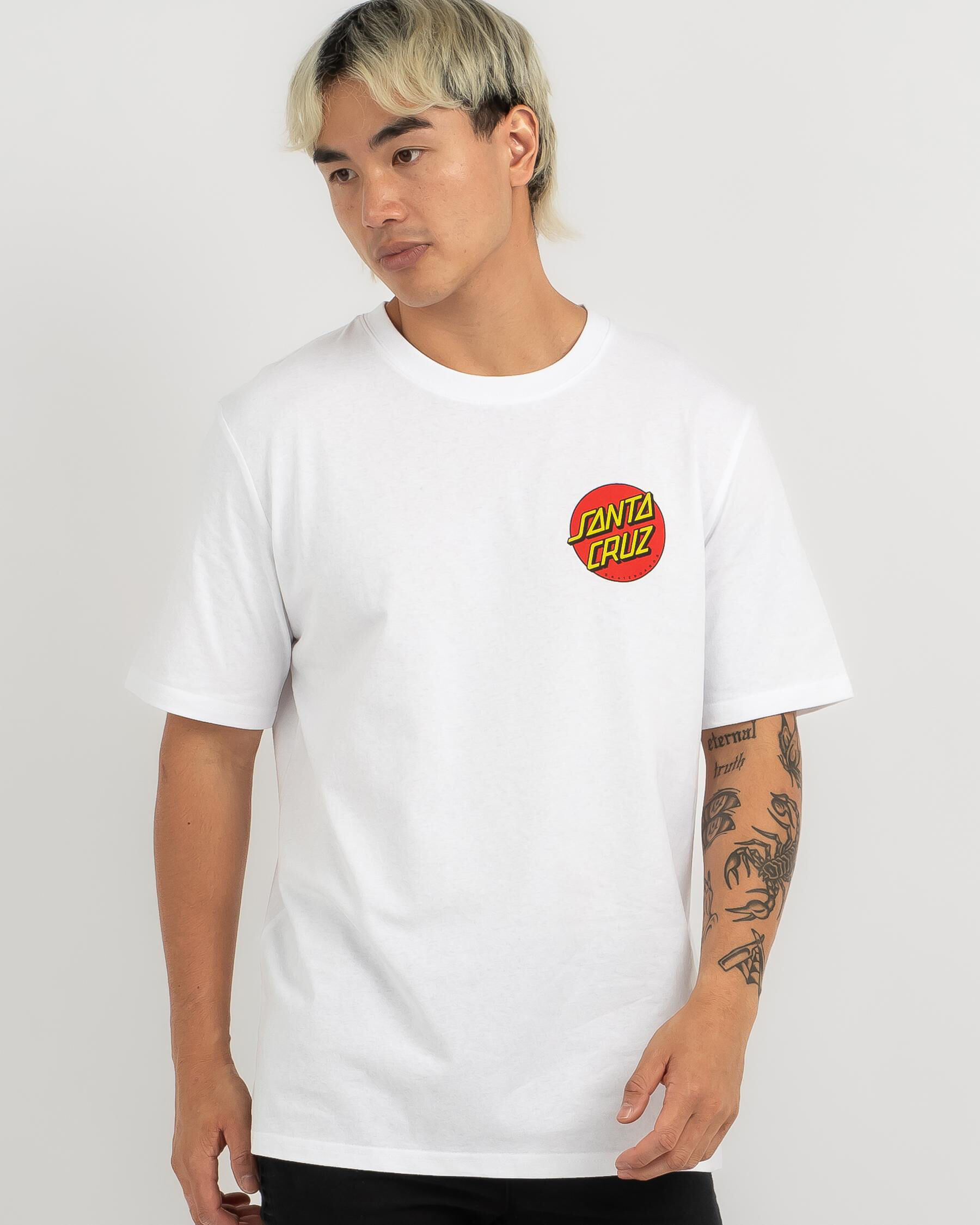 Classic Dot Chest T-Shirt - White slider