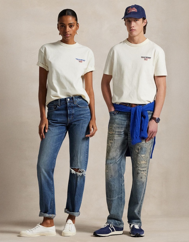 Classic Fit Polo Sport Jersey T-Shirt - Clubhouse Cream