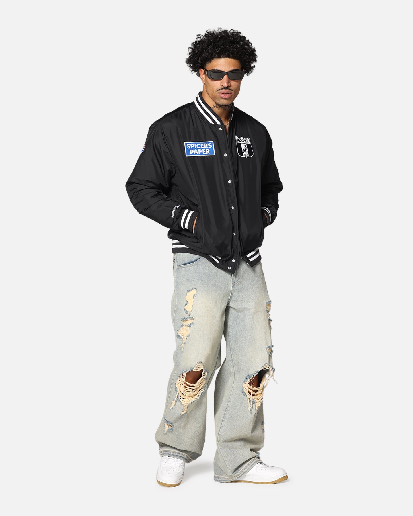 Collingwood Magpies Team Bomber Jacket slider