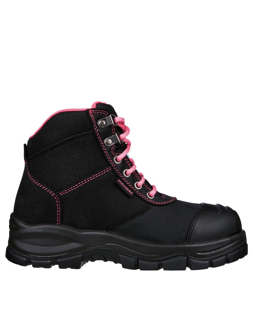 Composite Toe Work Boot - BLACK PINK slider