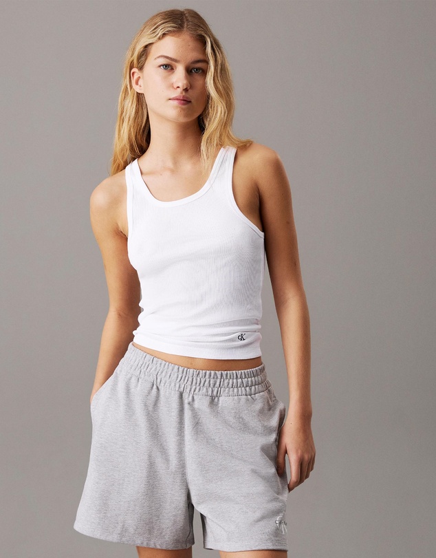 Cotton 3-Pack Tank Tops - White, White & White