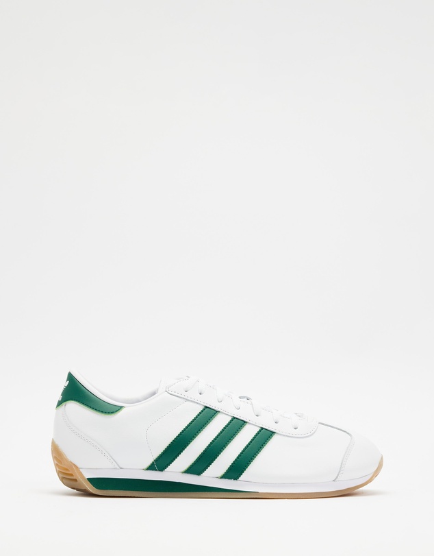 Country II Sneakers - Unisex - Footwear White, Collegiate Green & Footwear White