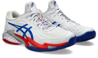 COURT FF 3 NOVAK CLAY - White/Asics Blue slider