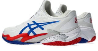 COURT FF 3 NOVAK CLAY - White/Asics Blue slider