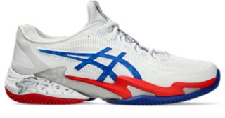 COURT FF 3 NOVAK CLAY - White/Asics Blue slider