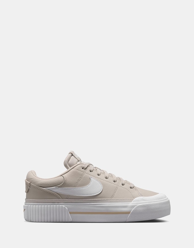 Court Legacy Lift - Women's - Light Orewood Brown, White & Phantom