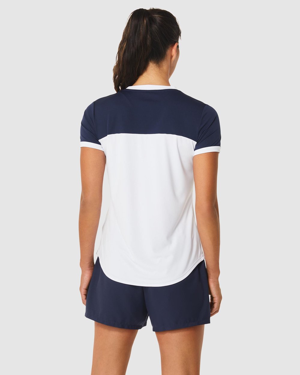 Court Short Sleeved Top - Brilliant White & Midnight slider