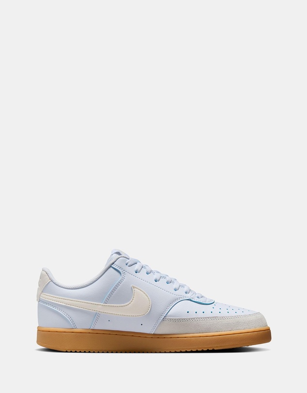 Court Vision Low - Men's - Football Grey, Pale Ivory & Gum Light Brown